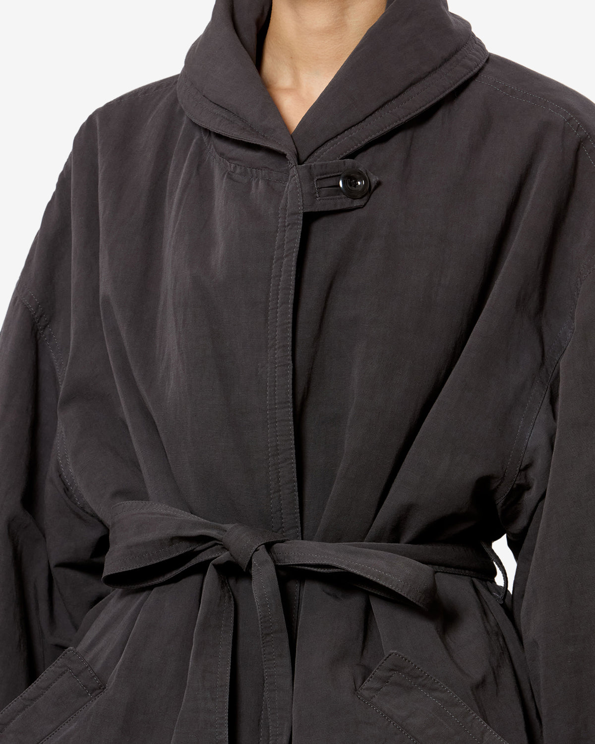 Volinda Coat Woman faded night | ISABEL MARANT Official online store