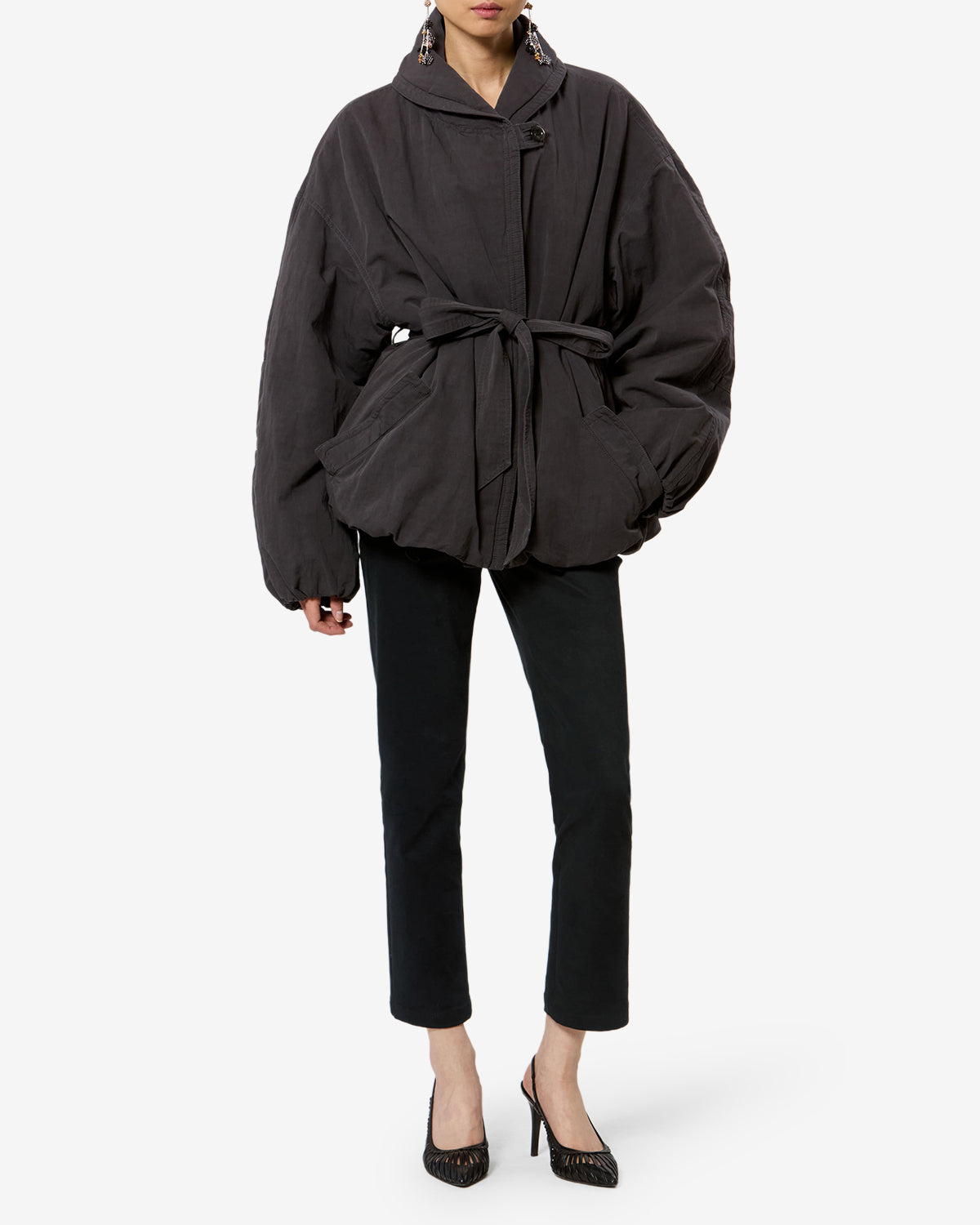 Volinda Coat Woman faded night | ISABEL MARANT Official online store
