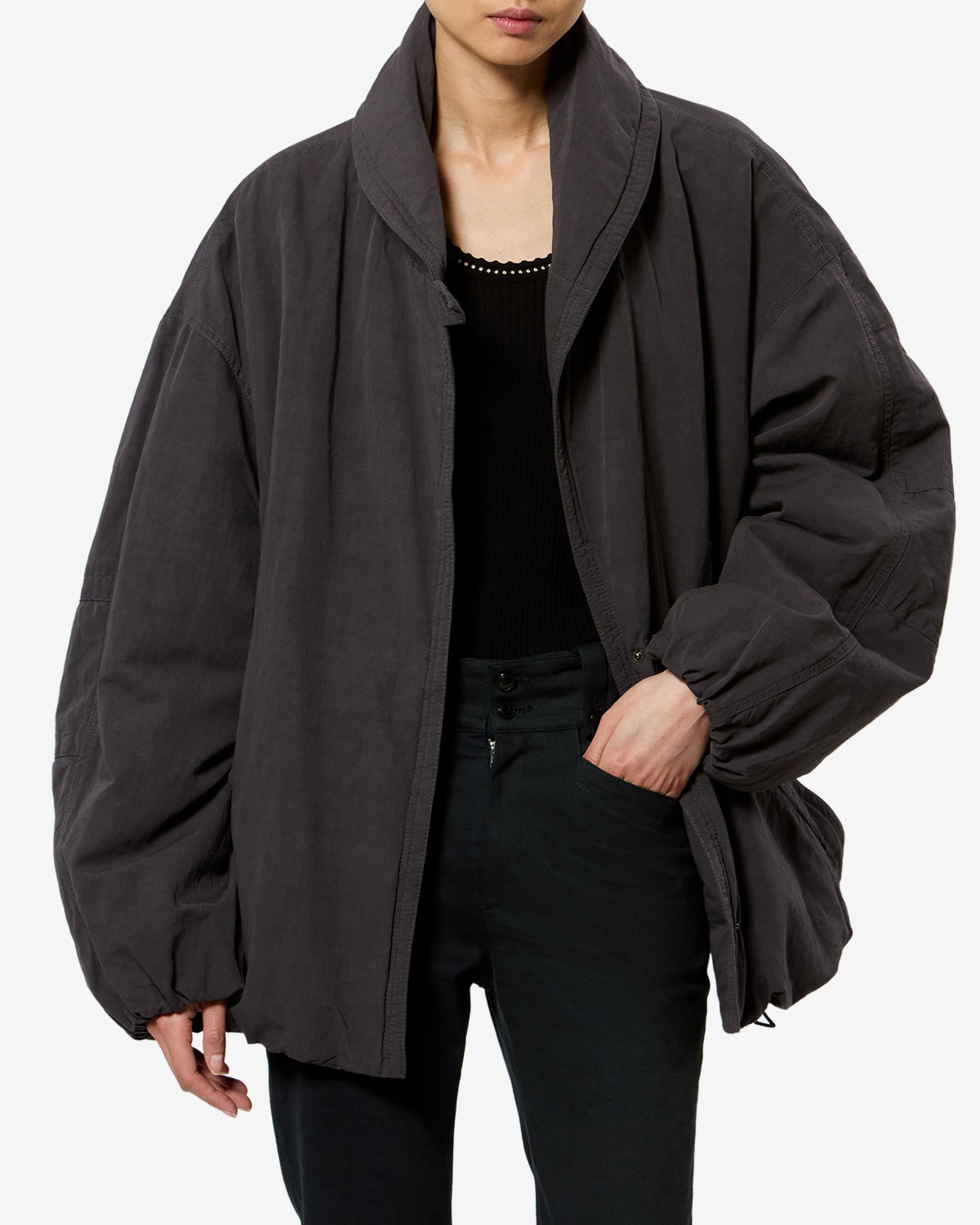 Volinda Coat Woman faded night | ISABEL MARANT Official online store