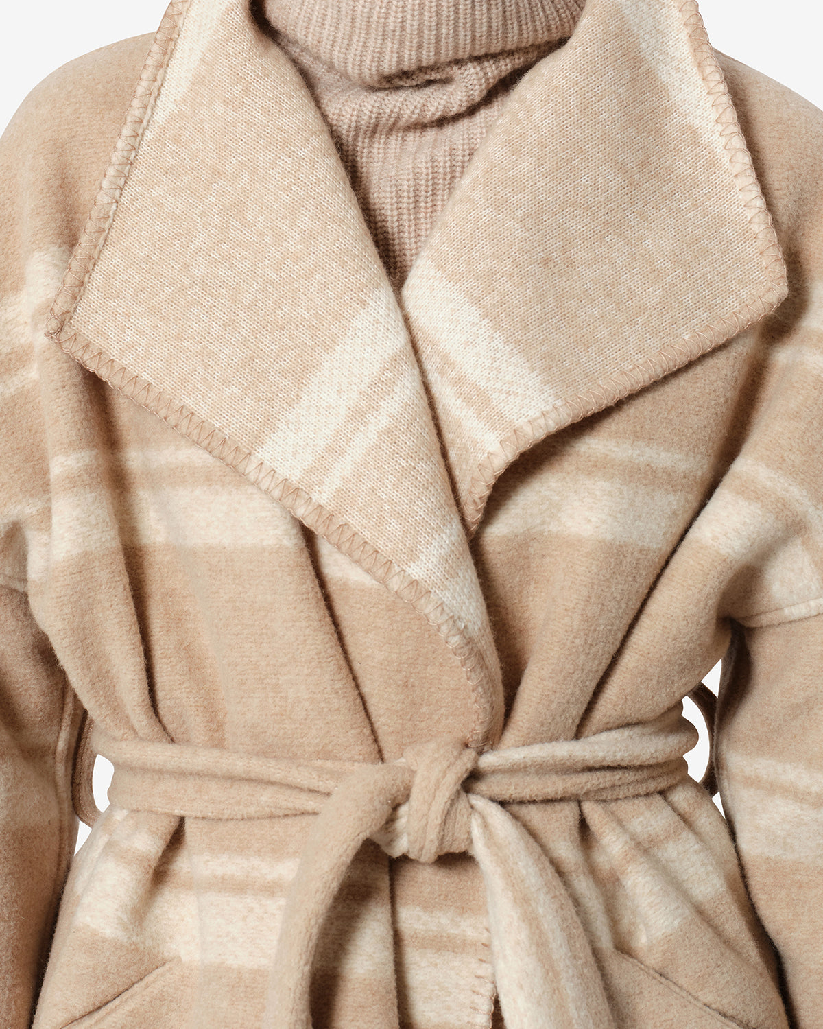 Brea Coat Woman sand | ISABEL MARANT Official online store