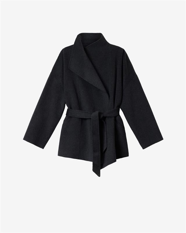 DORCAS COAT Woman black | ISABEL MARANT Official online store