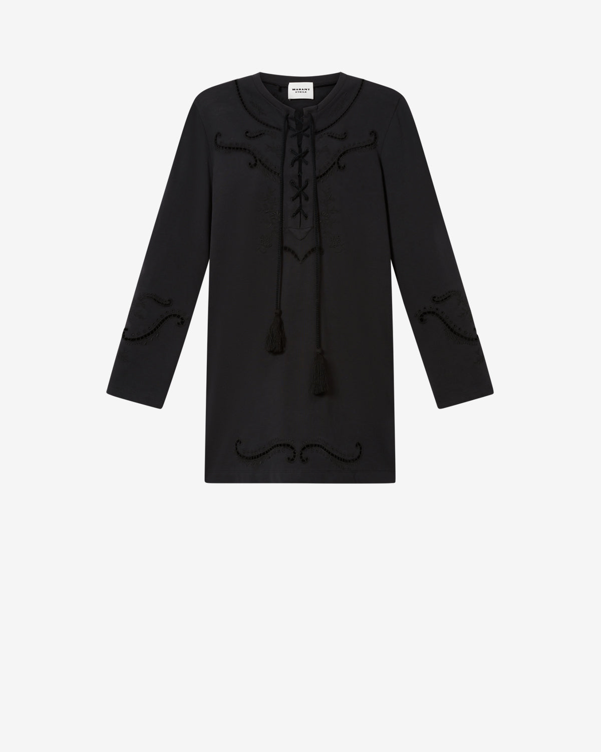 Elka Dress Woman black | ISABEL MARANT Official online store