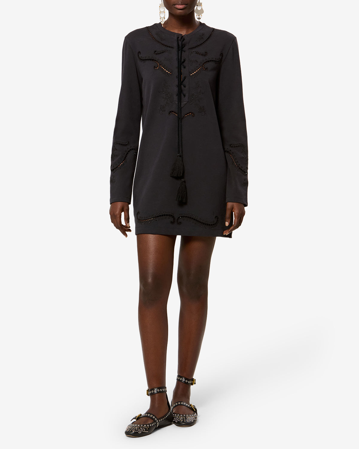 Elka Dress Woman black | ISABEL MARANT Official online store