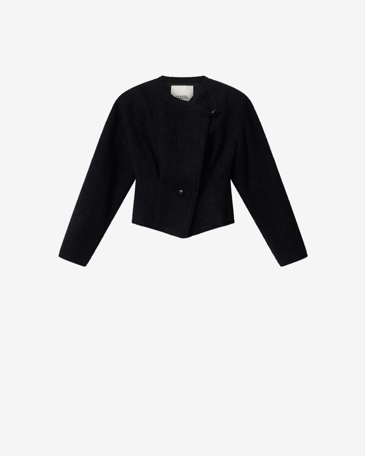 Suna wool jacket Woman black | ISABEL MARANT Official online store