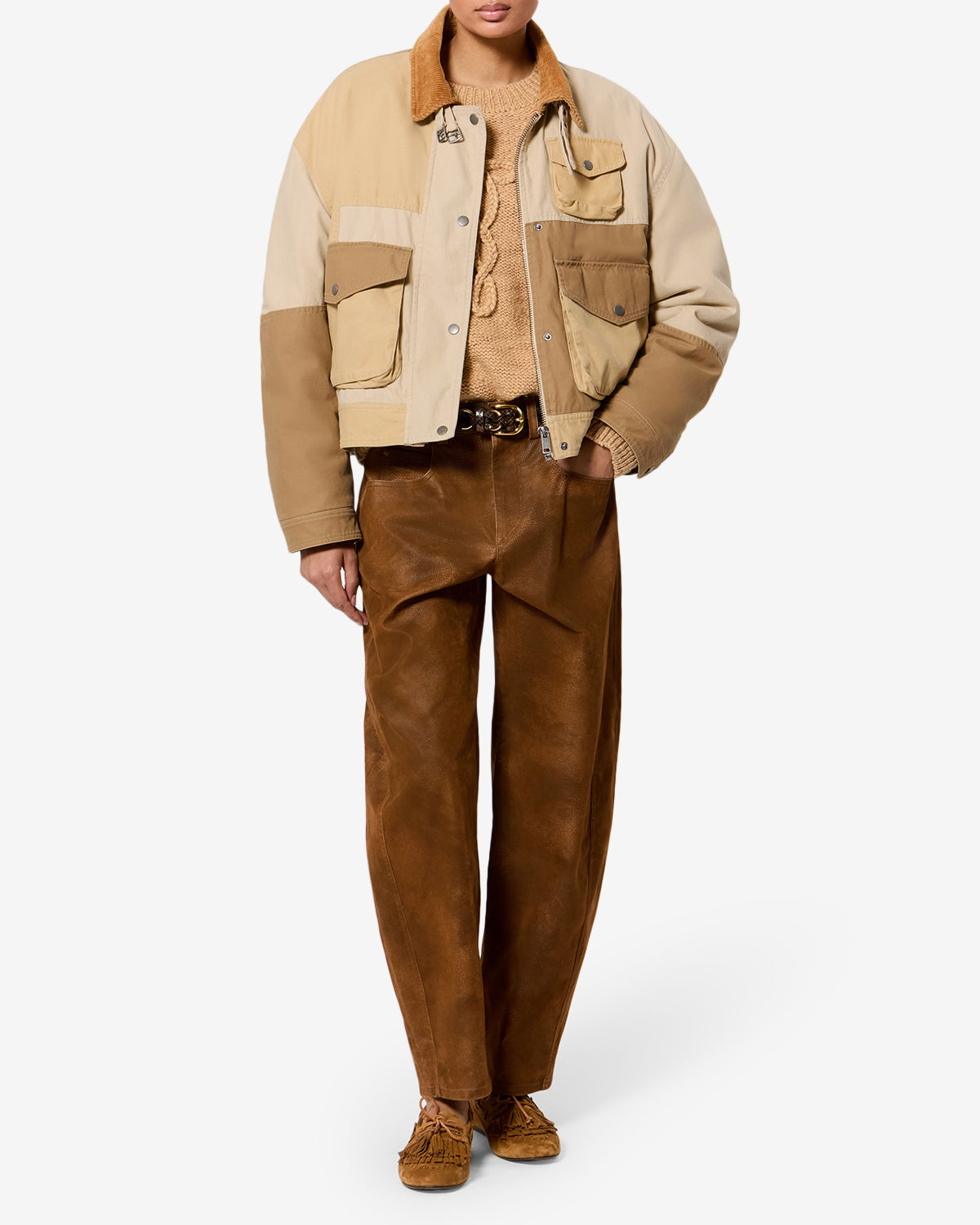 Risla Jacket Woman beige | ISABEL MARANT Official online store