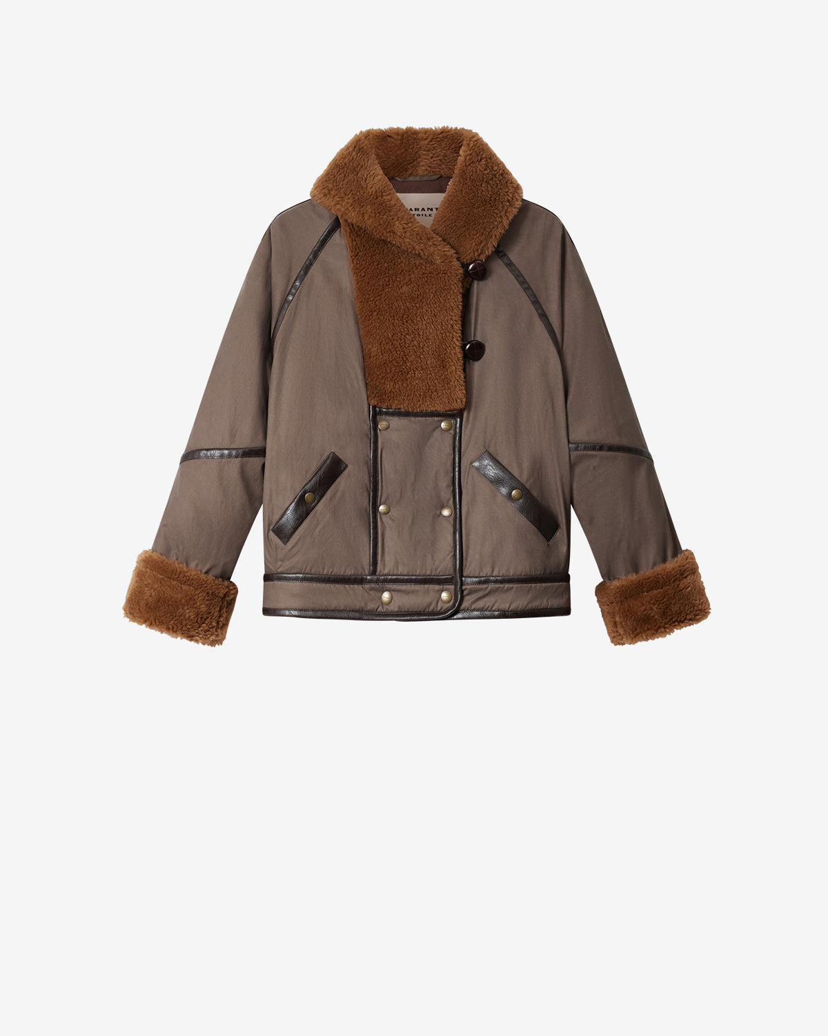 Olinka Jacket Woman brown | ISABEL MARANT Official online store
