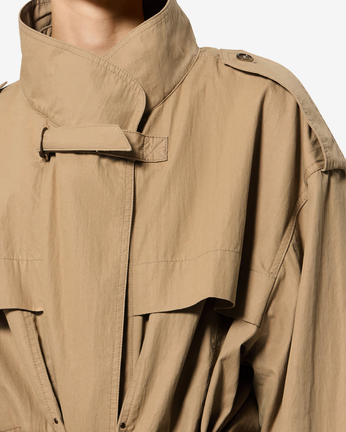 Adelys Jacket Woman light khaki | ISABEL MARANT Official online store