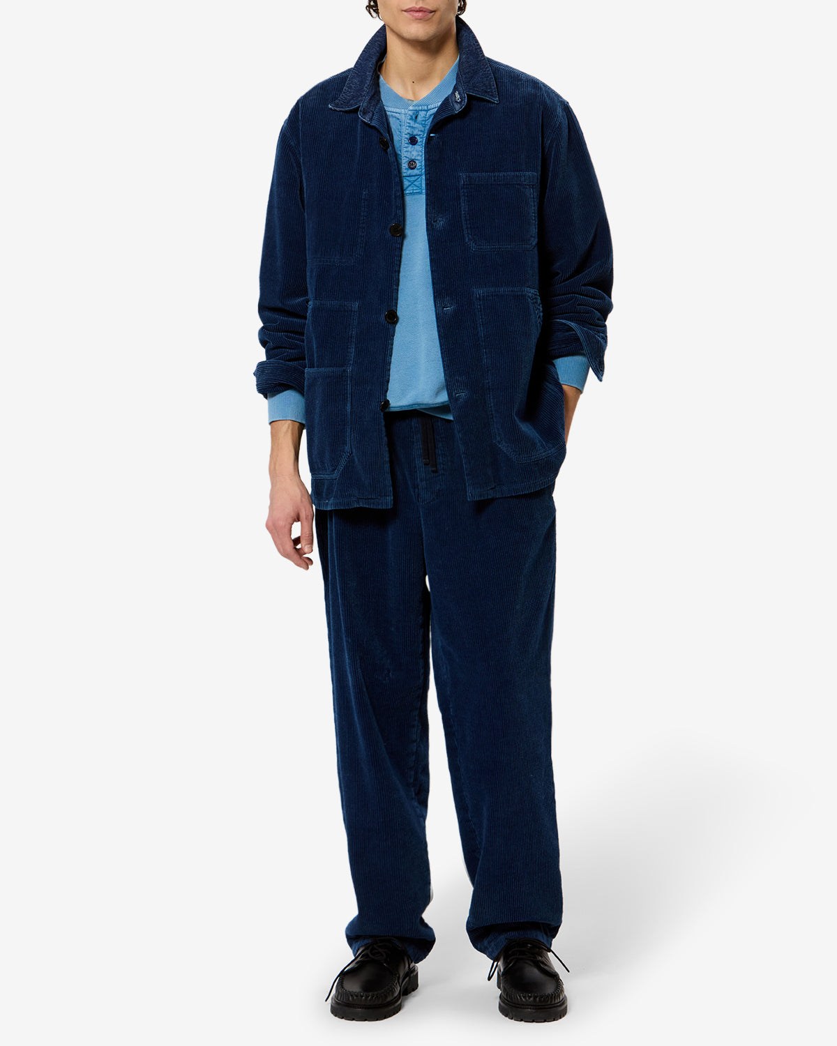 Arzur Jacket Man indigo | ISABEL MARANT Official online store
