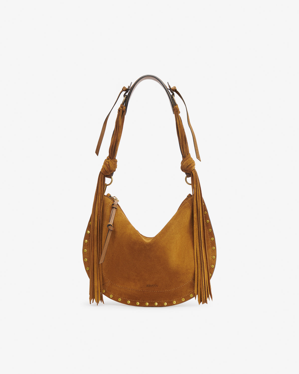 OSKAN SOFT ZIP SHOULDER STRAP Woman cognac | ISABEL MARANT