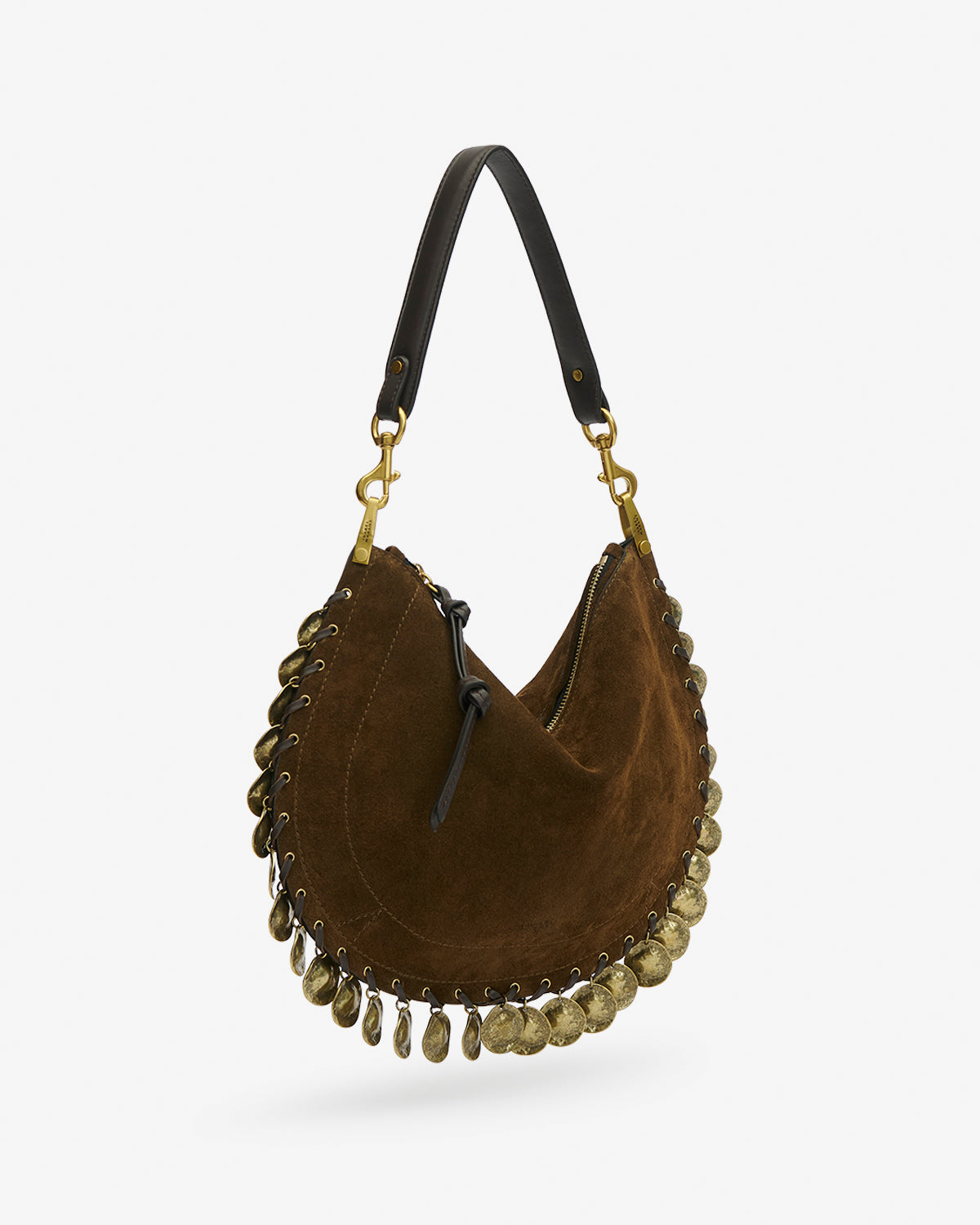 美品MC L – It Shall Be OSKAN SOFT ZIP SHOULDER STRAP Woman bronze | ISABEL MARANT