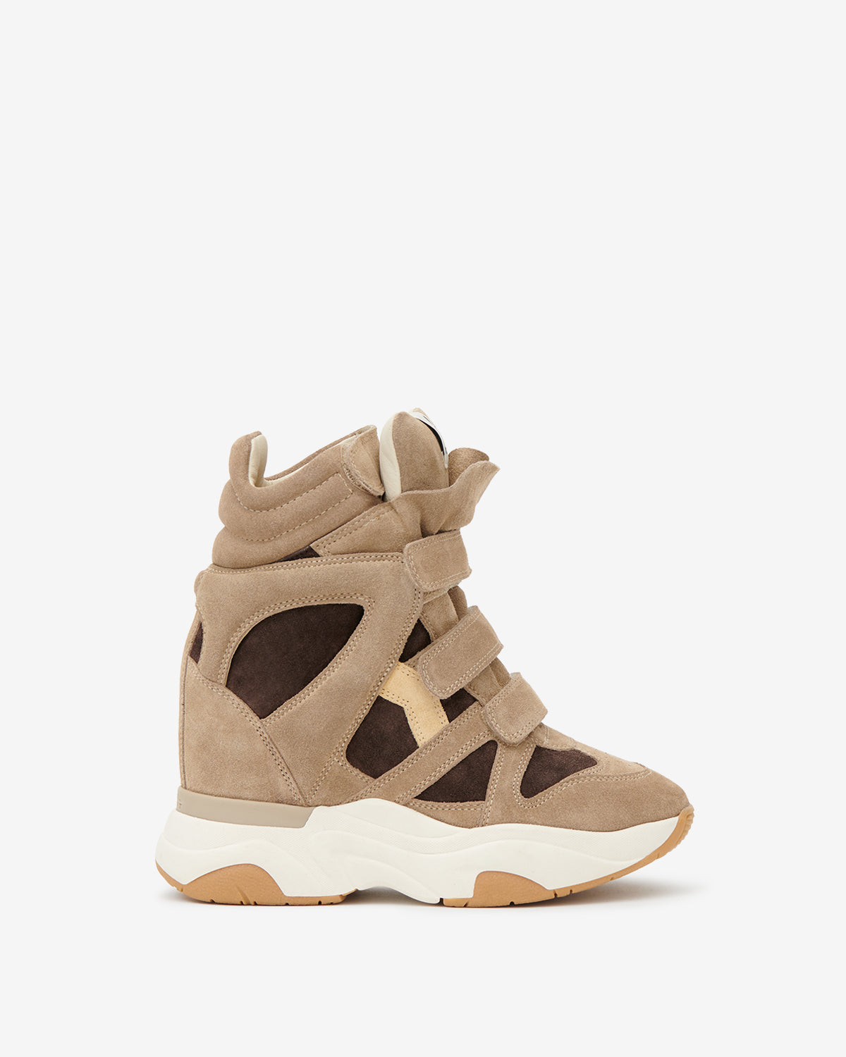 ISABEL MARANT インヒールスニーカー ベージュ Balskee Sneakers Woman Sand Brown/Chocolate | ISABEL MARANT