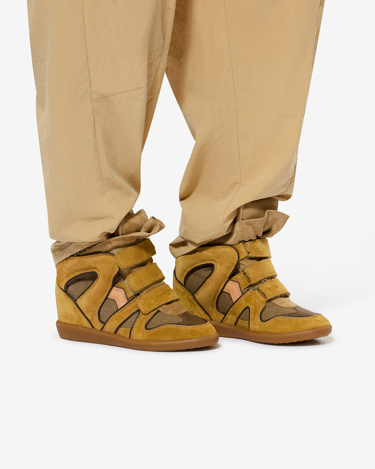 Isabel Marant Bekett スニーカー　カーキ　サイズ37 BEKETT SNEAKERS Woman khaki-ochre | ISABEL MARANT Official online