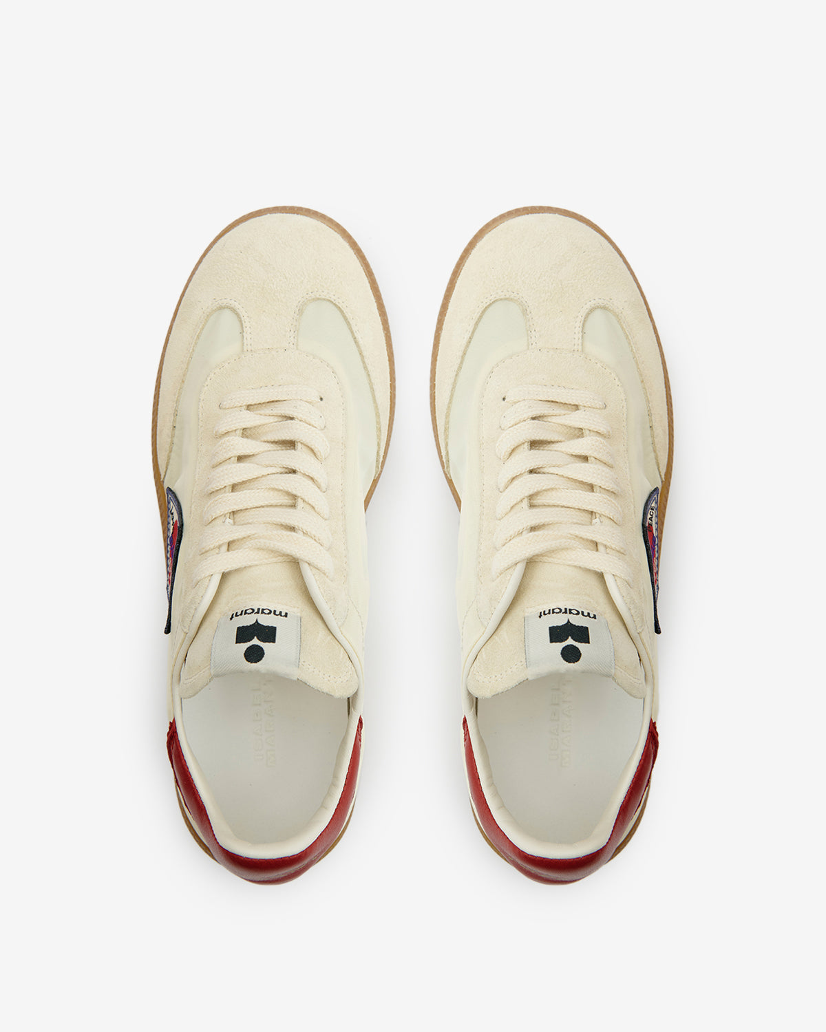KAYCEE SNEAKERS Woman ivory-red | ISABEL MARANT Official online store