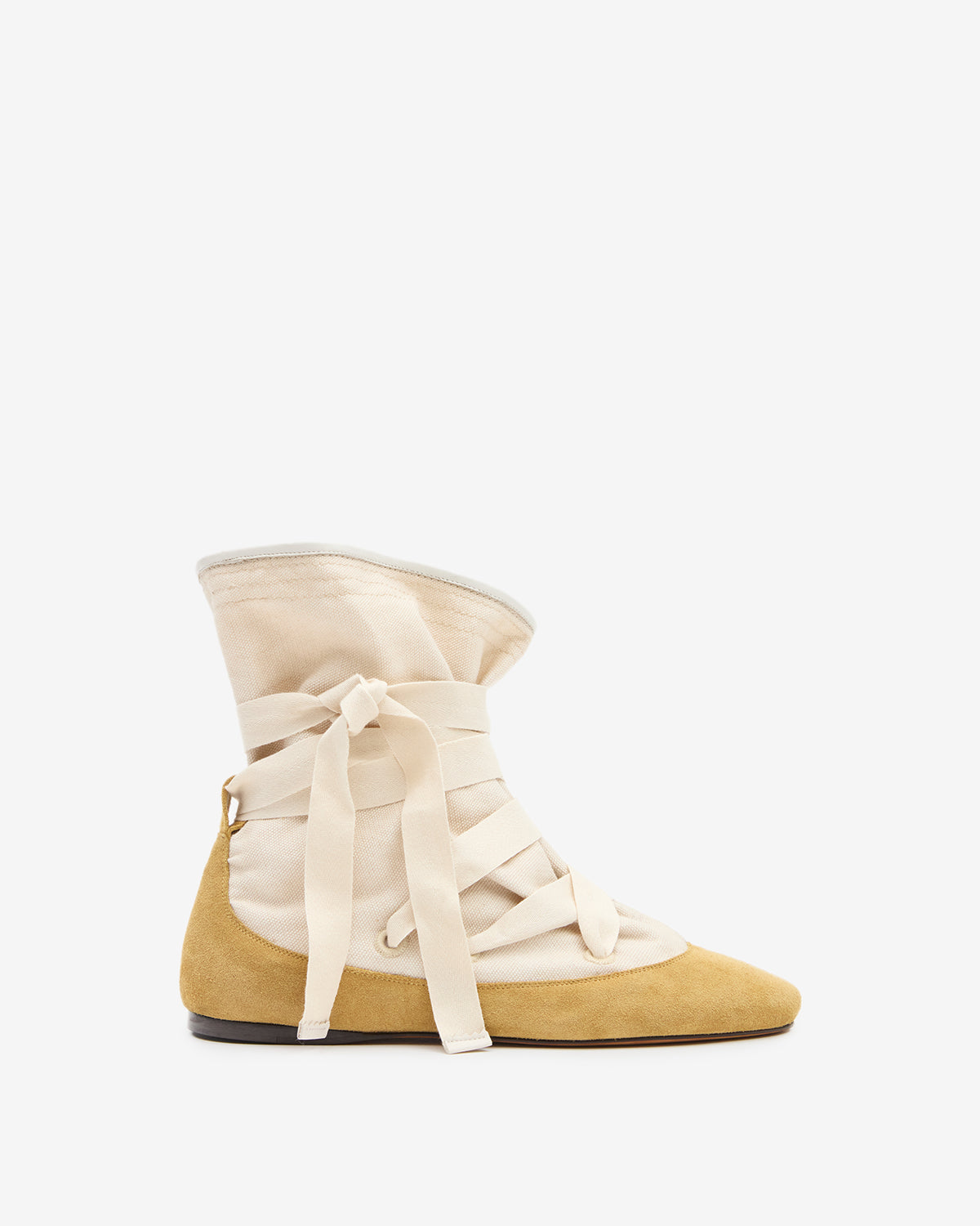 LETIZ BOOTS Woman ecru-golden brown | ISABEL MARANT Official