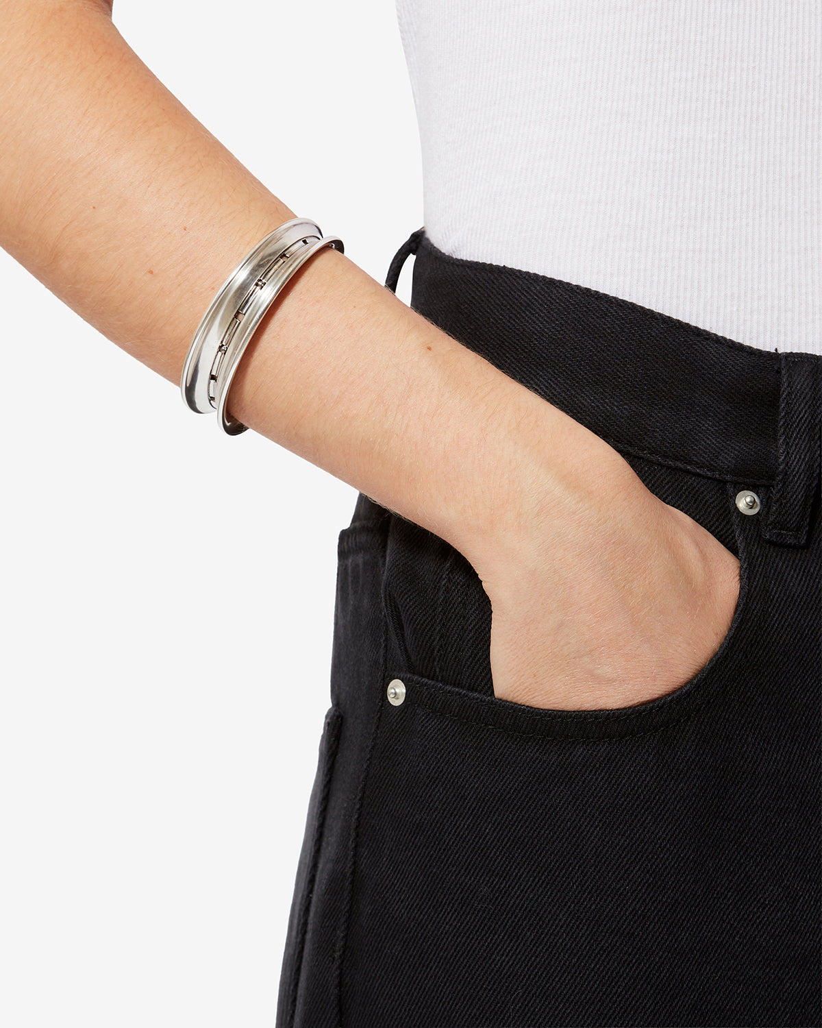 BYRNE BRACELET Woman silver | ISABEL MARANT Official online store