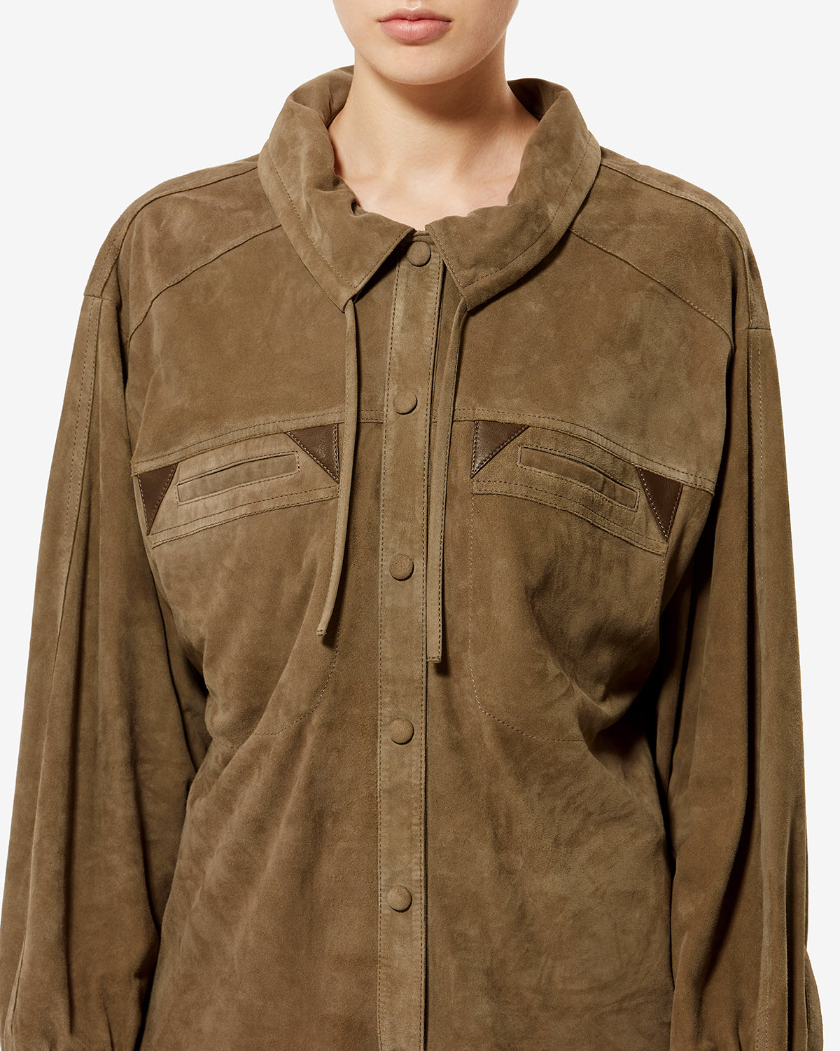 No.1196  ブラウンマーブルイヤリング MALDIA SHIRT Woman bronze | ISABEL MARANT Official online store
