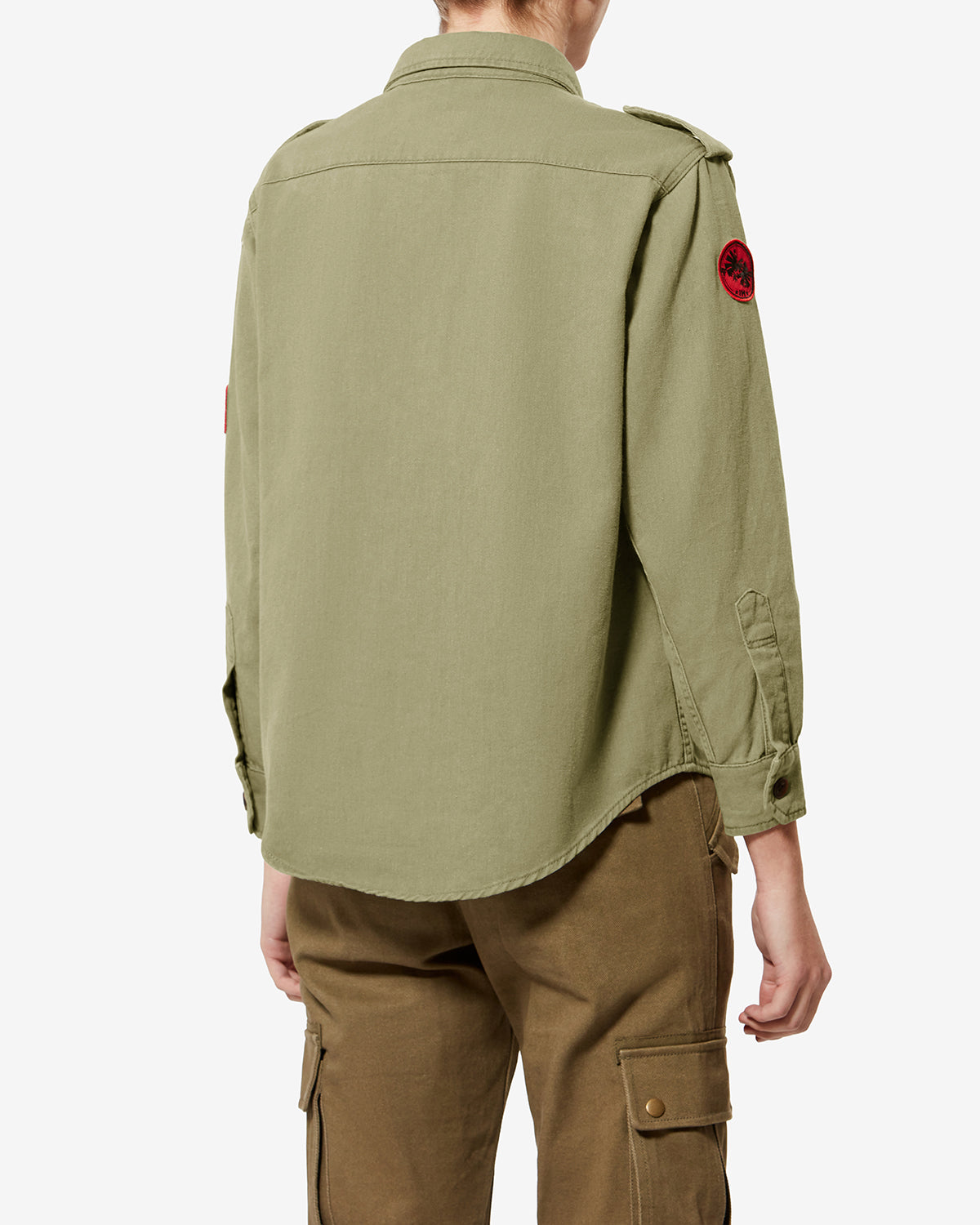 UMBERTA SHIRT Woman khaki | ISABEL MARANT Official online store