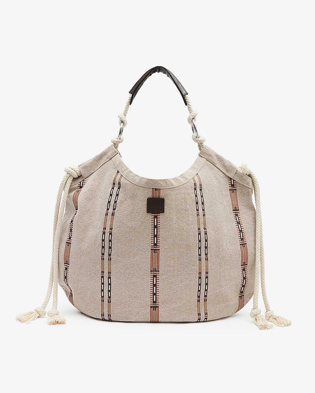 BYRON TOTE SHOPPING BAG Woman ecru | ISABEL MARANT Official online