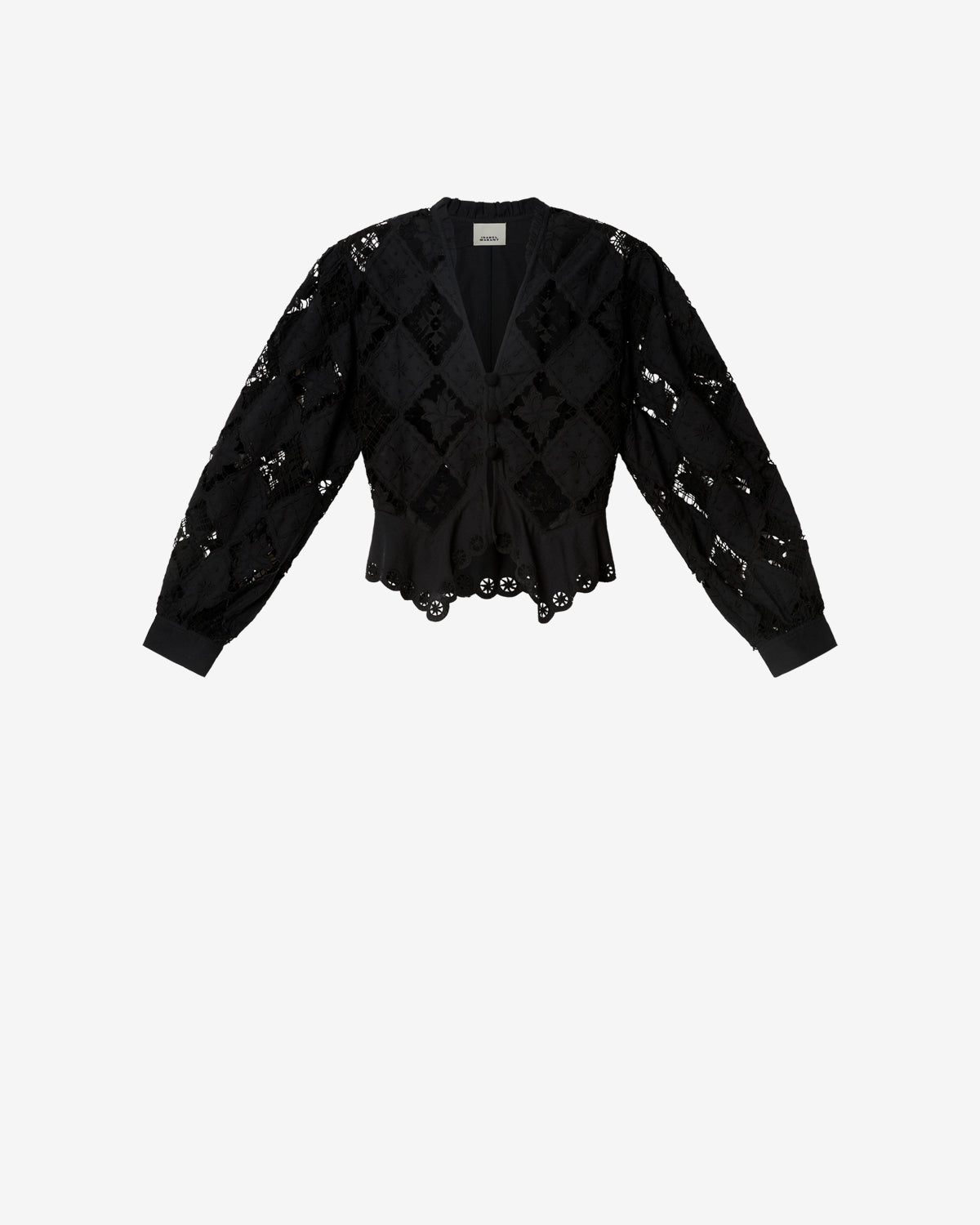 NINA BLOUSE Woman black | ISABEL MARANT Official online store