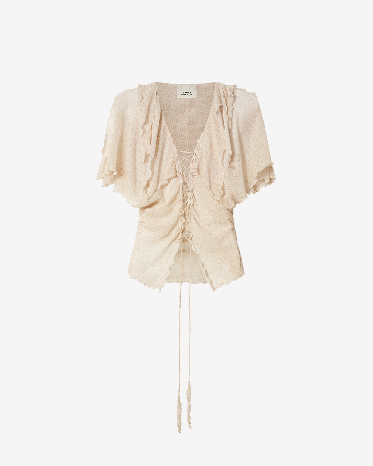 THANAIS BLOUSE Woman ecru | ISABEL MARANT Official online store