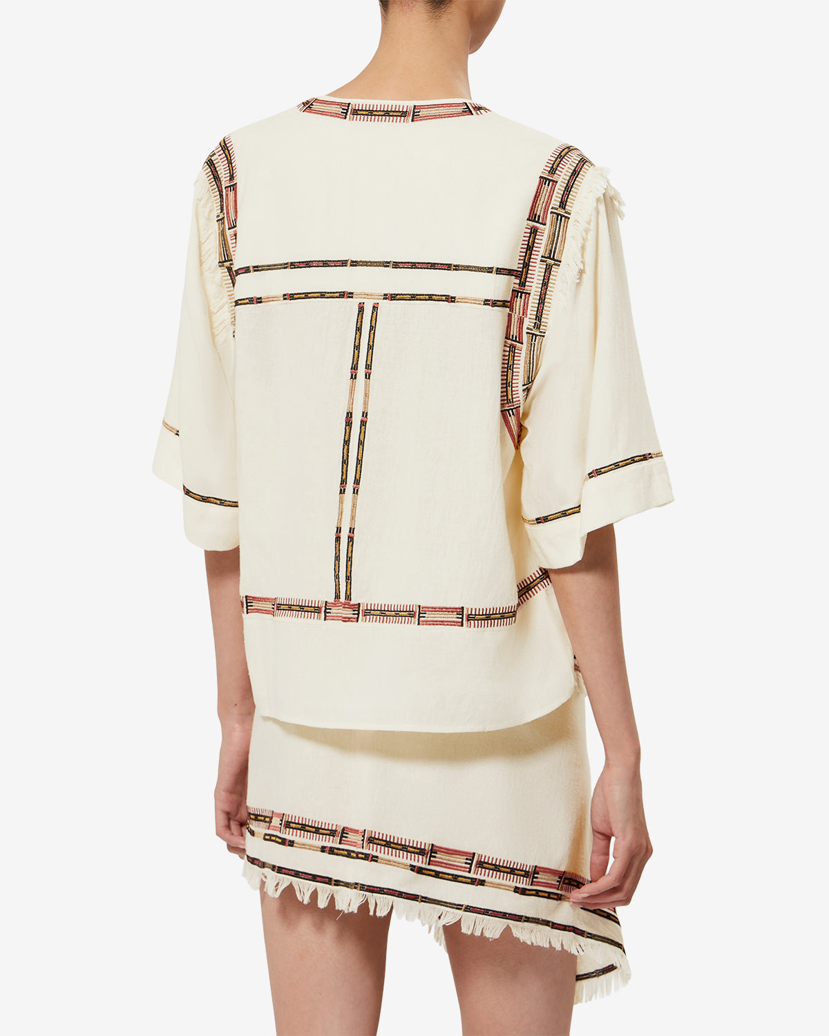 FIOSA BLOUSE Woman ecru | ISABEL MARANT Official online store