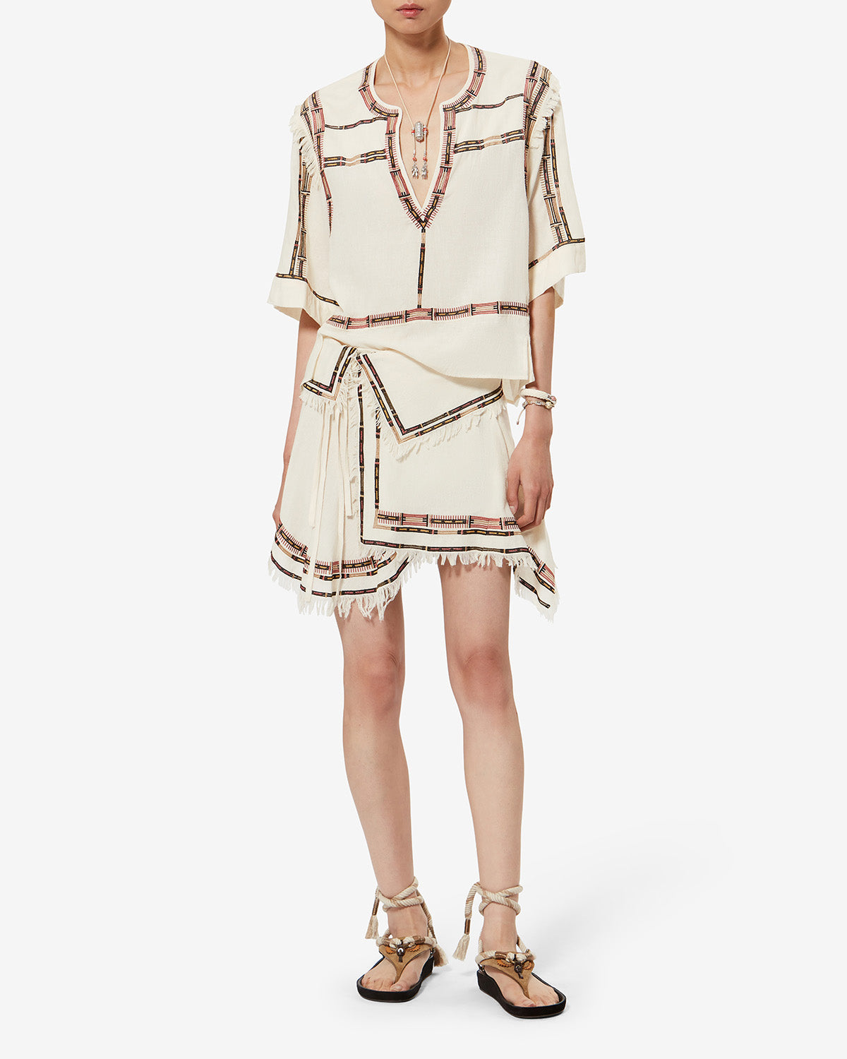 FIOSA BLOUSE Woman ecru | ISABEL MARANT Official online store
