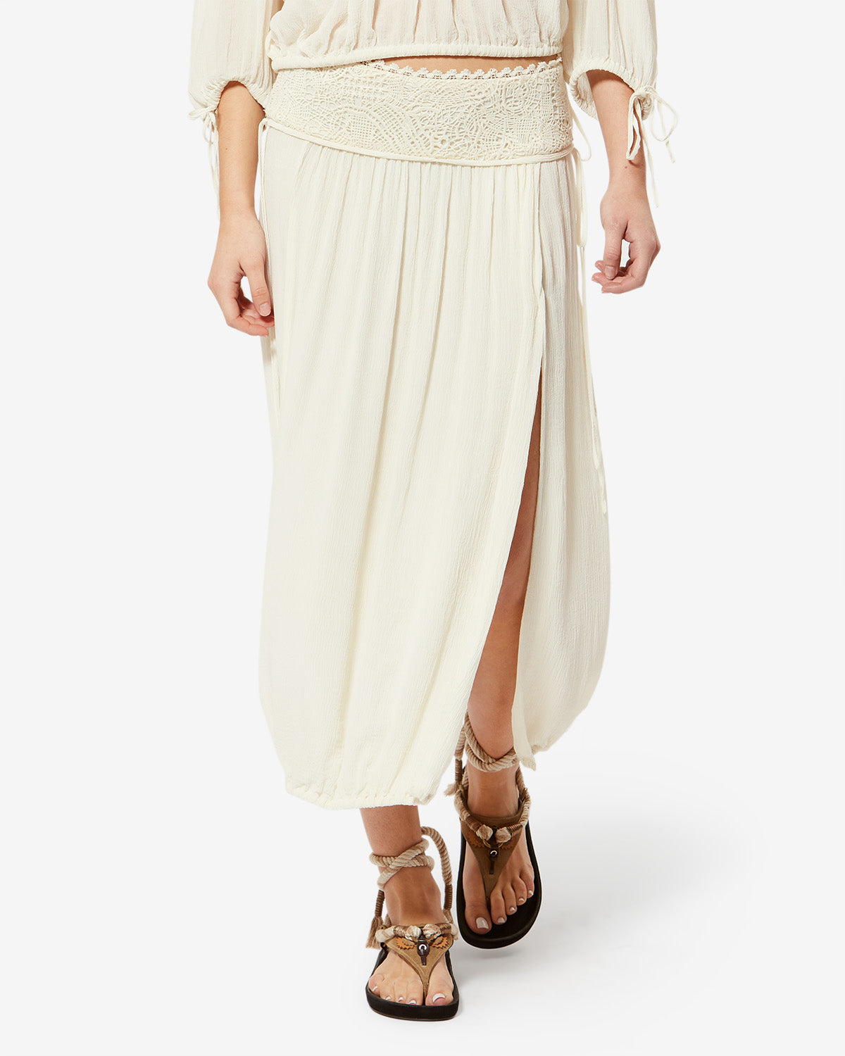 NILMA SKIRT Woman ecru | ISABEL MARANT Official online store