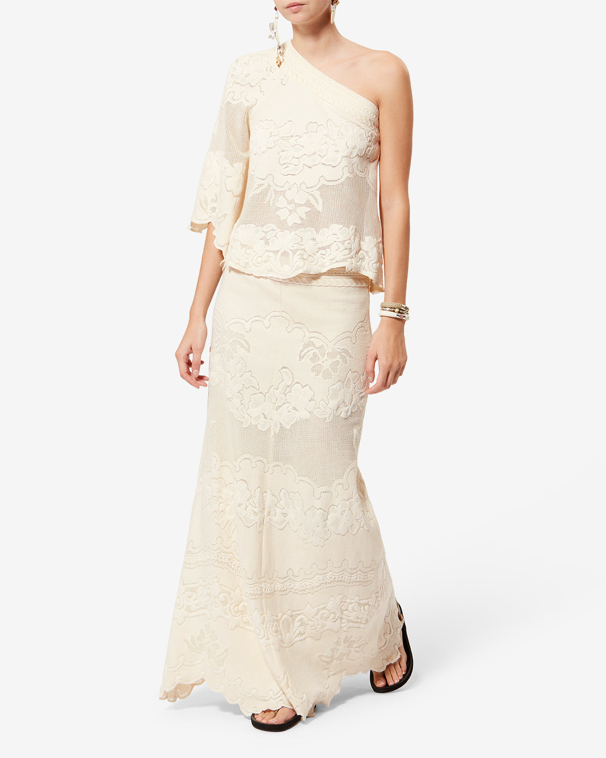 SANAYA SKIRT Woman ecru | ISABEL MARANT Official online store