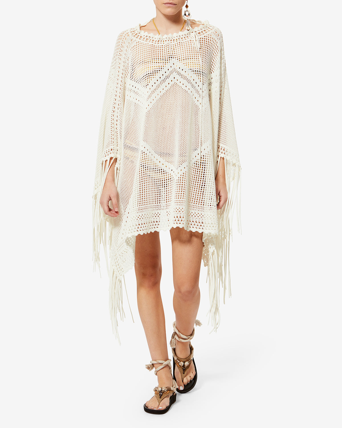 METILIA CAPE Woman ecru | ISABEL MARANT Official online store