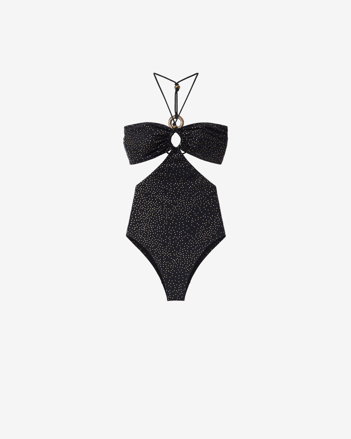 IDOYA SWIMSUIT Woman black and gold | ISABEL MARANT Official