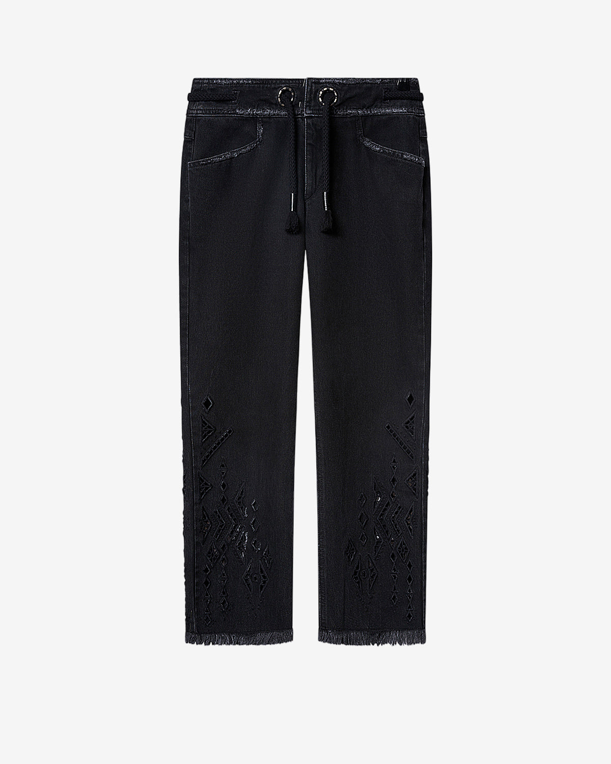 ALISON PANTS Woman black | ISABEL MARANT Official online store