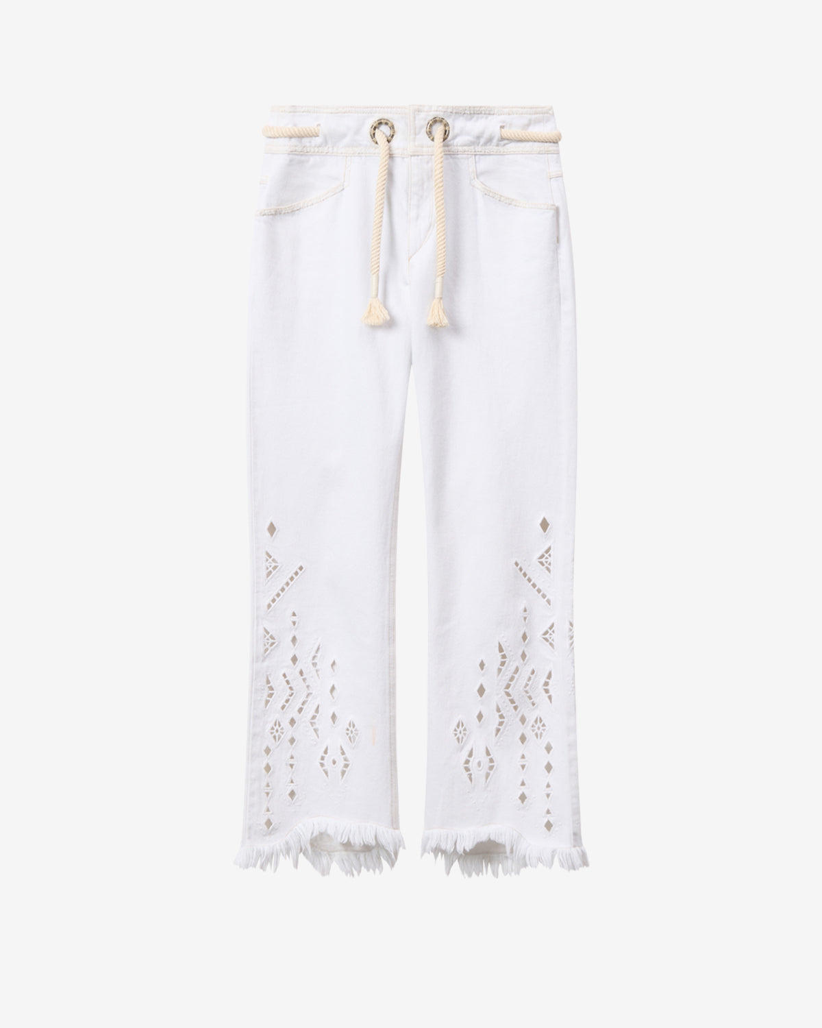 ALISON PANTS Woman white | ISABEL MARANT Official online store