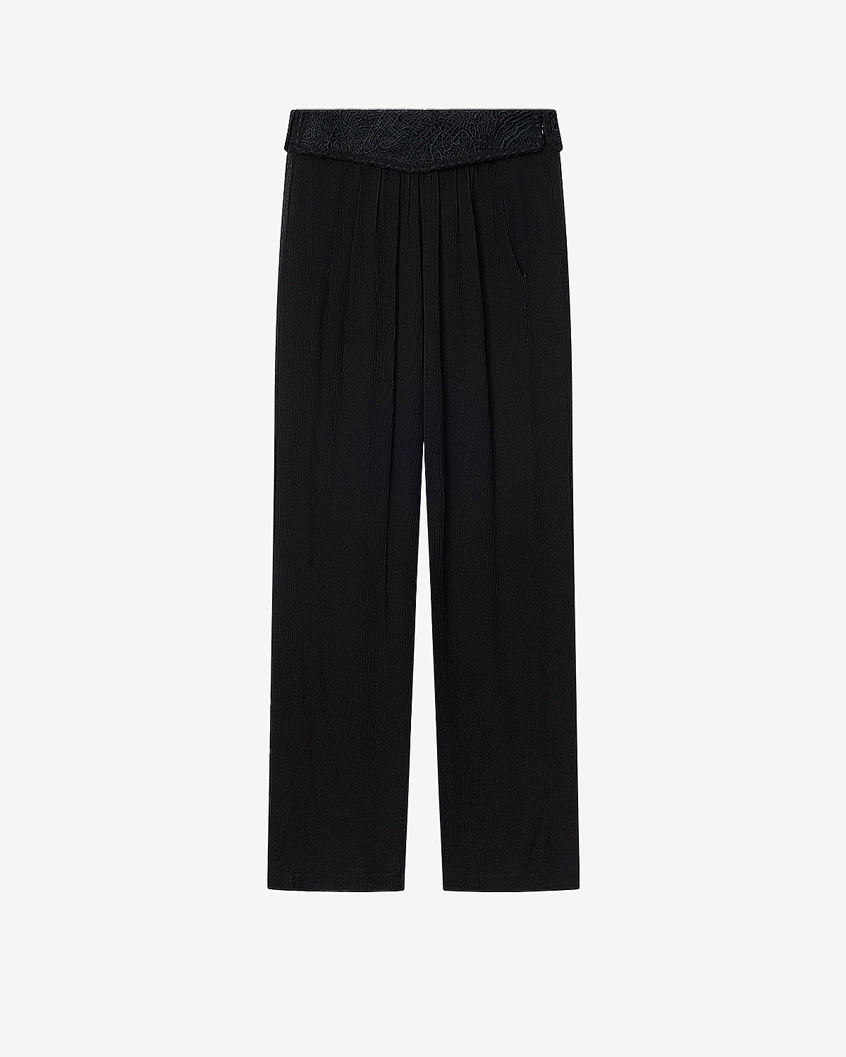 新品 ISABEL MARANT ETOILE BOWIE パンツ 36 GUYLENE PANTS Woman black | ISABEL MARANT Official online store