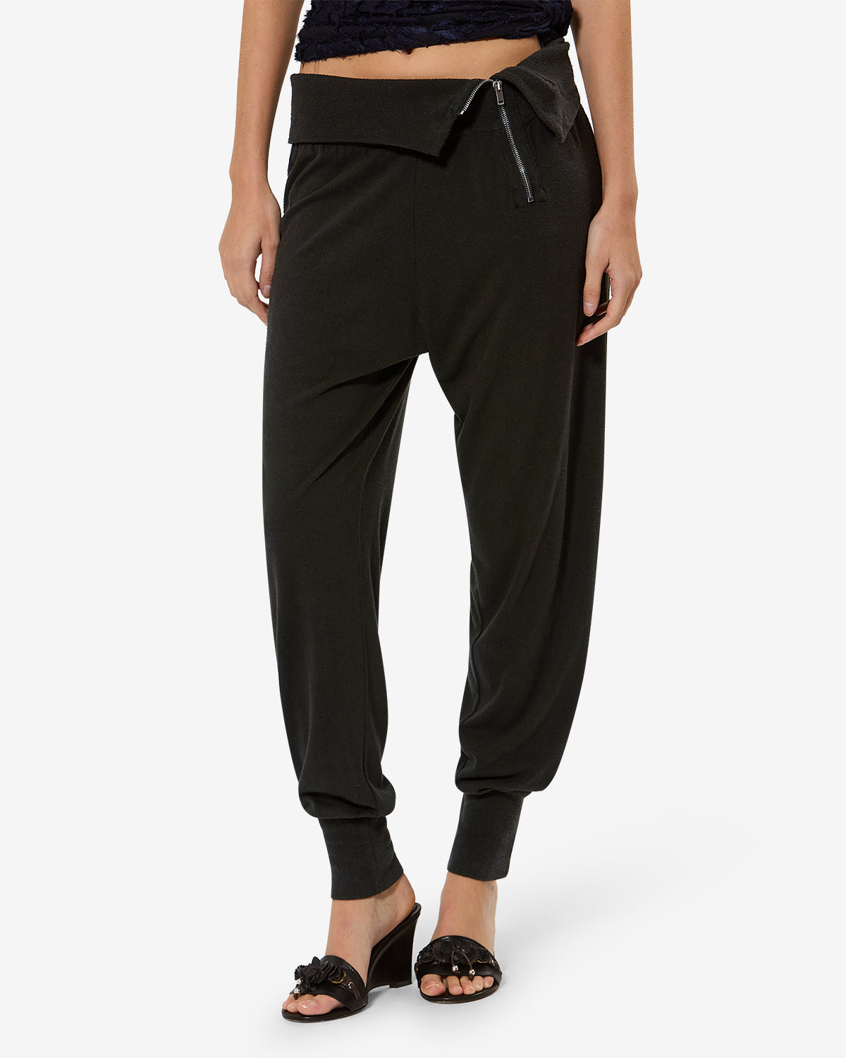 TYDIE PANTS Woman black | ISABEL MARANT Official online store