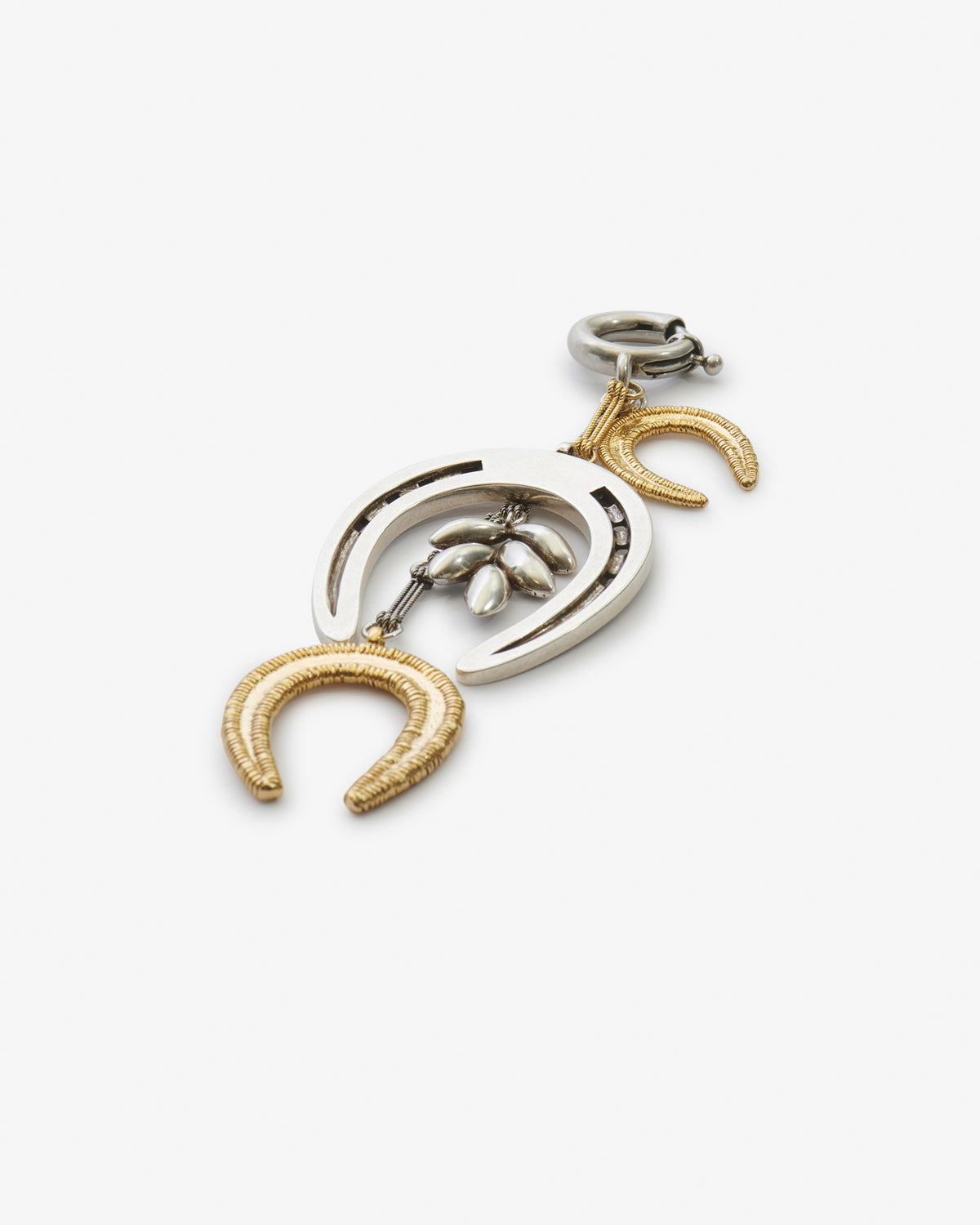 BYRNE KEY RING Woman silver-gold | ISABEL MARANT Official online store