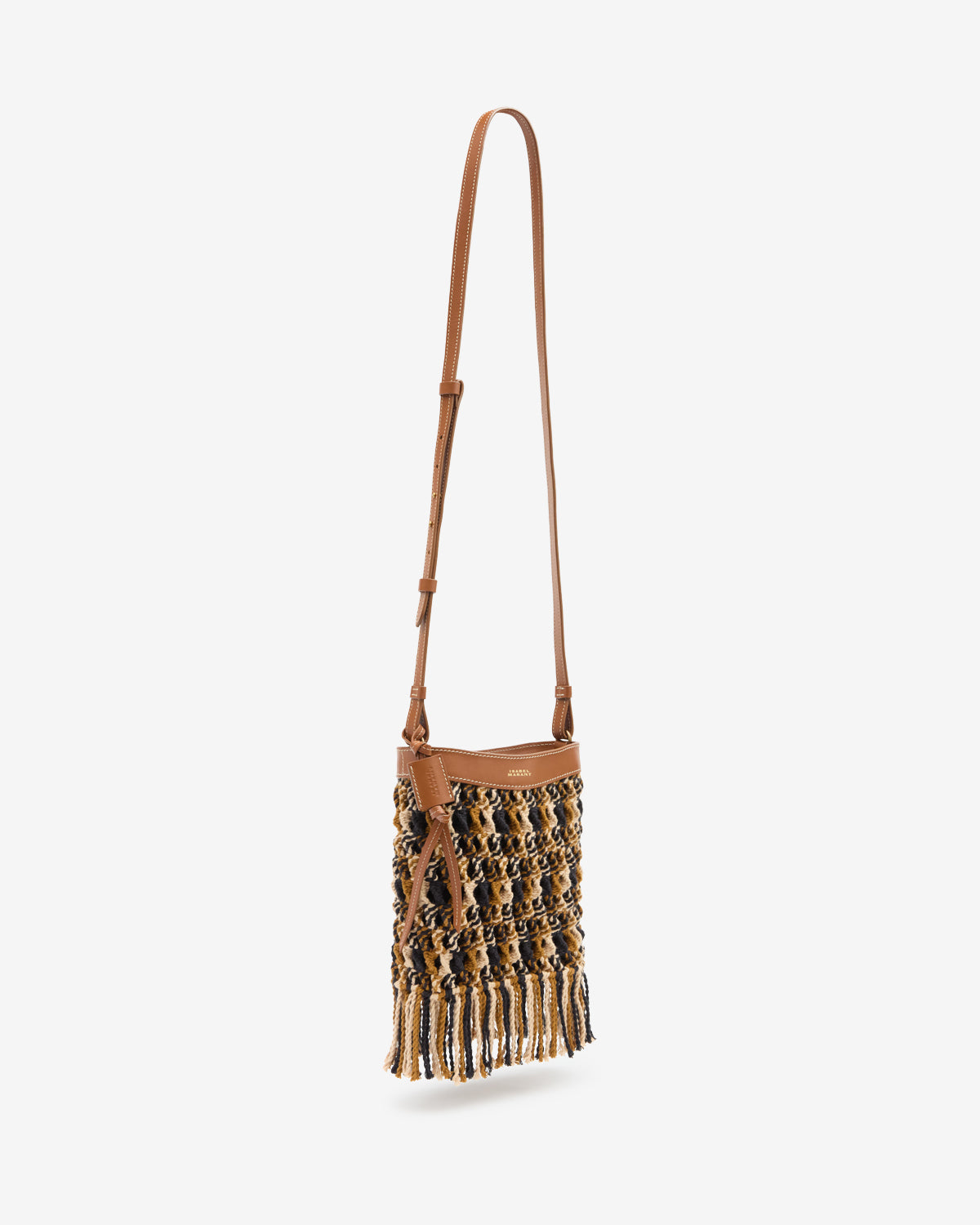 PRAIA SMALL SHOULDER BAG Woman natural-brown | ISABEL MARANT