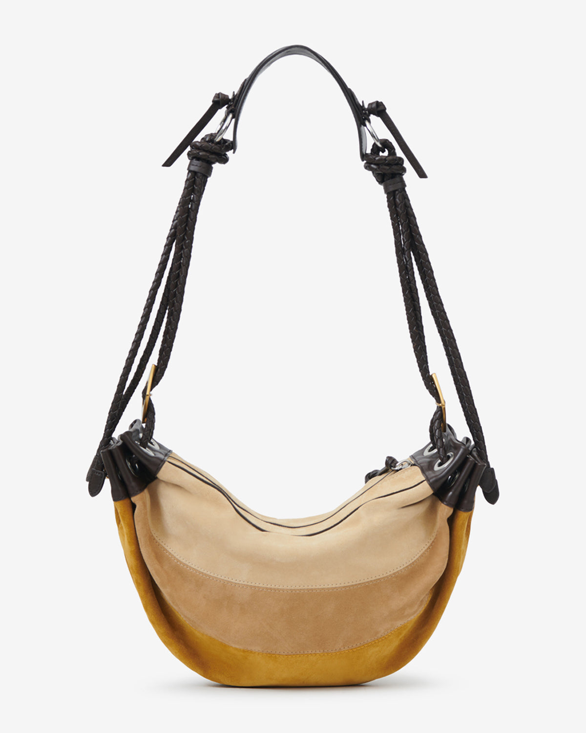 MAIA MEDIUM SHOULDER BAG Woman black | ISABEL MARANT Official