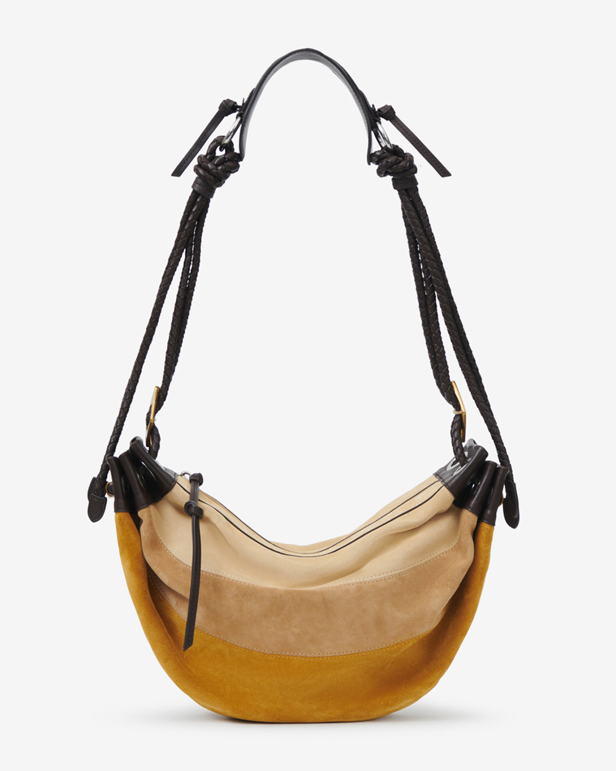 MAIA MEDIUM SHOULDER BAG Woman multicolor beige | ISABEL MARANT