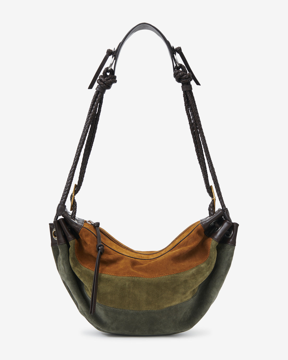 MAIA MEDIUM SHOULDER BAG Woman black | ISABEL MARANT Official