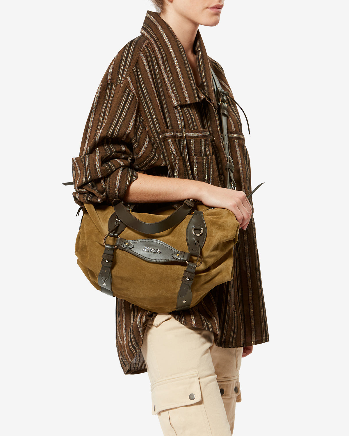 TILPA SHOULDER BAG Woman taupe | ISABEL MARANT Official online store