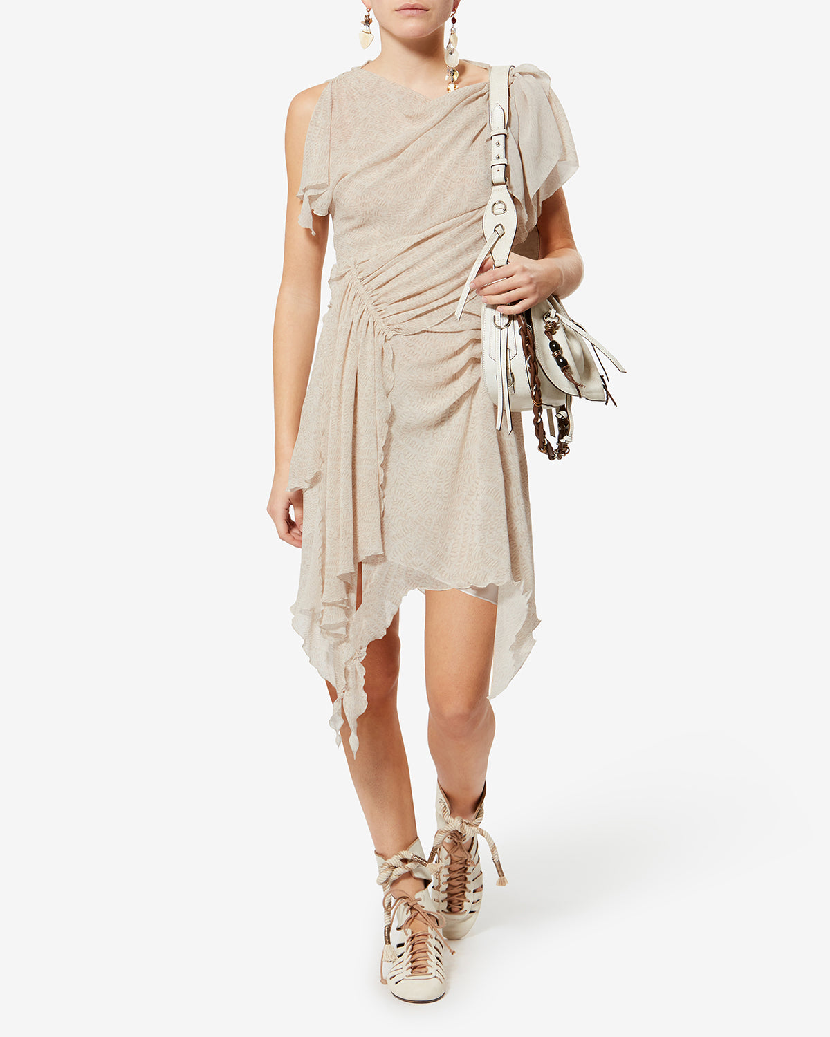 TRYSHA DRESS Woman ecru | ISABEL MARANT Official online store