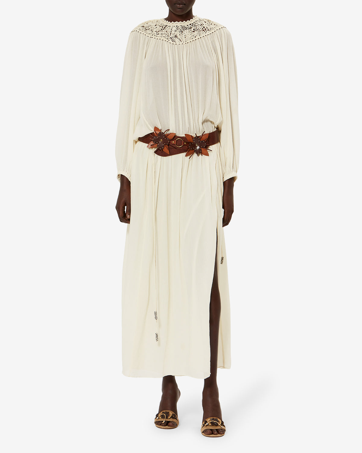 NYDIA DRESS Woman ecru | ISABEL MARANT Official online store