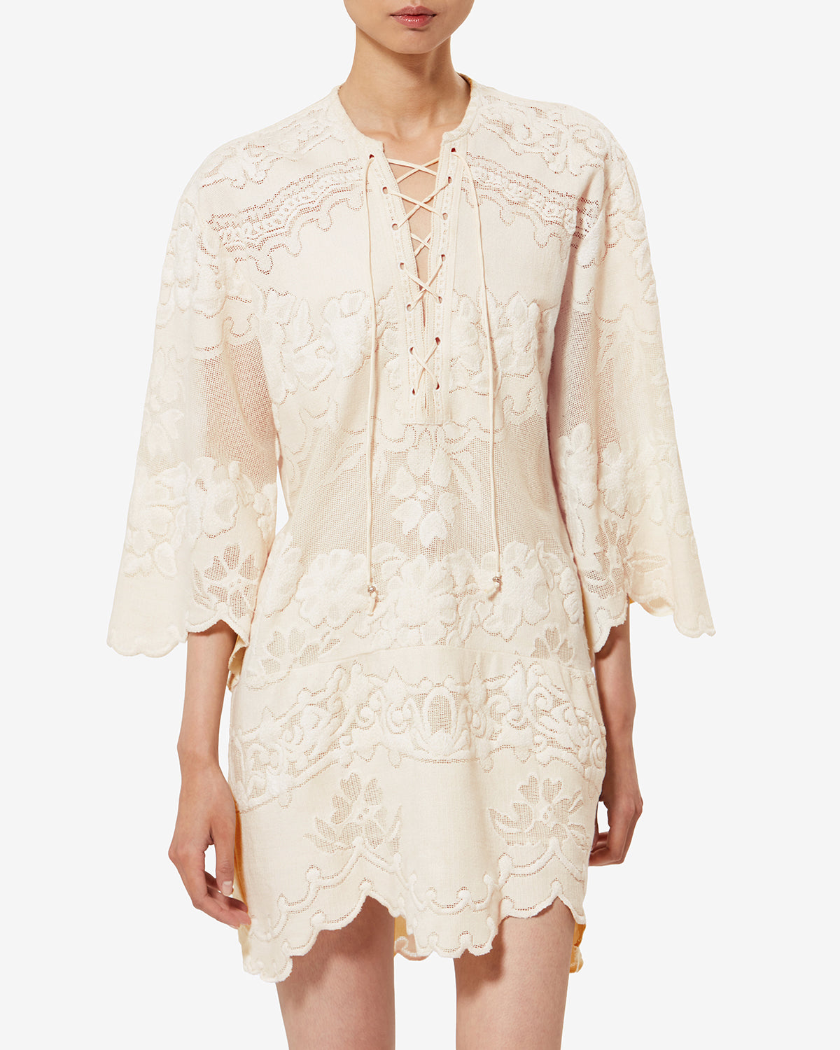 SOLARA DRESS Woman ecru | ISABEL MARANT Official online store