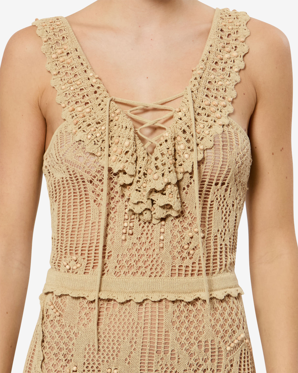 ORNELLA DRESS Woman desert | ISABEL MARANT Official online store