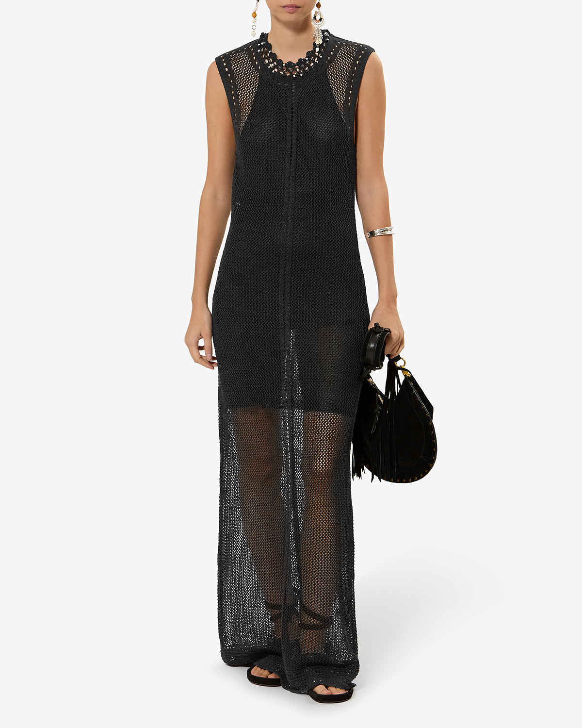 METAYA DRESS Woman black | ISABEL MARANT Official online store
