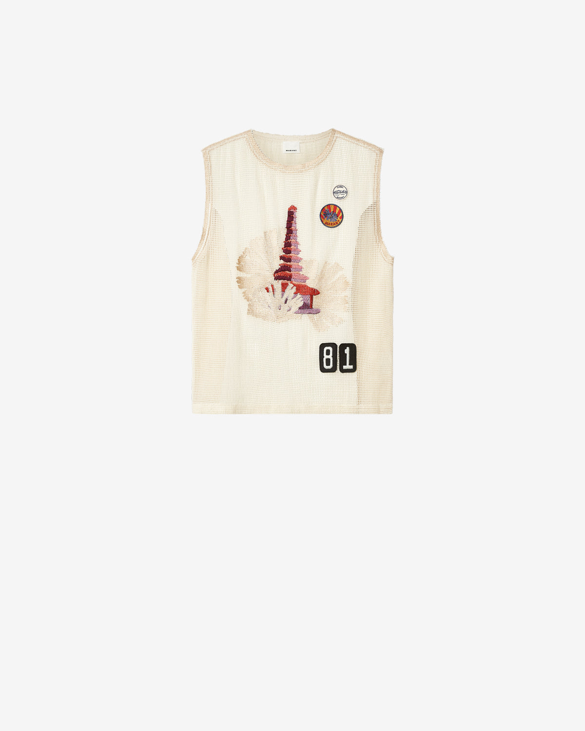 NISRINE T-SHIRT Woman ecru | ISABEL MARANT Official online store
