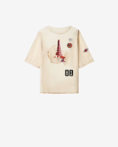 NISRINE T-SHIRT Woman ecru | ISABEL MARANT Official online store