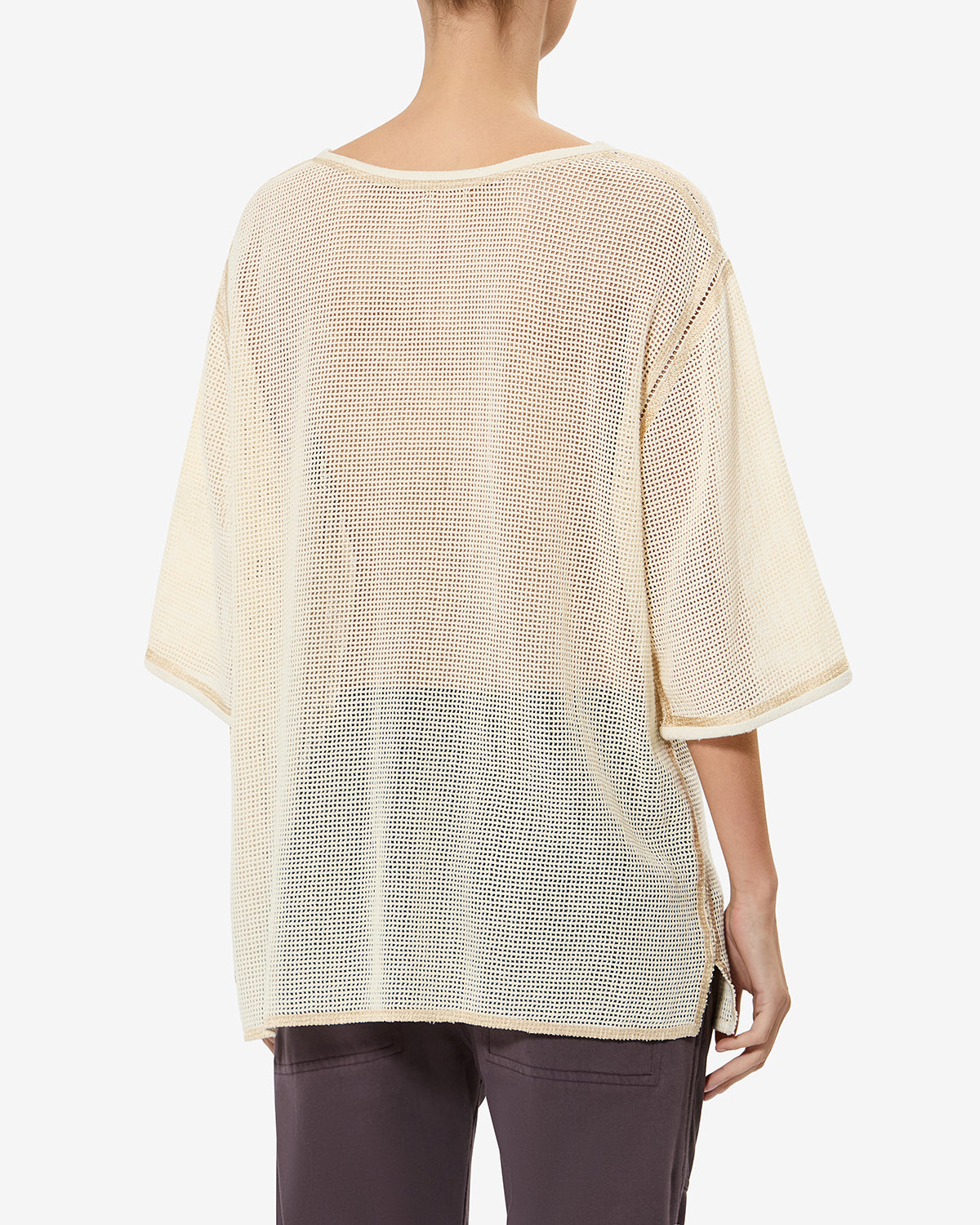 NISRINE T-SHIRT Woman ecru | ISABEL MARANT Official online store