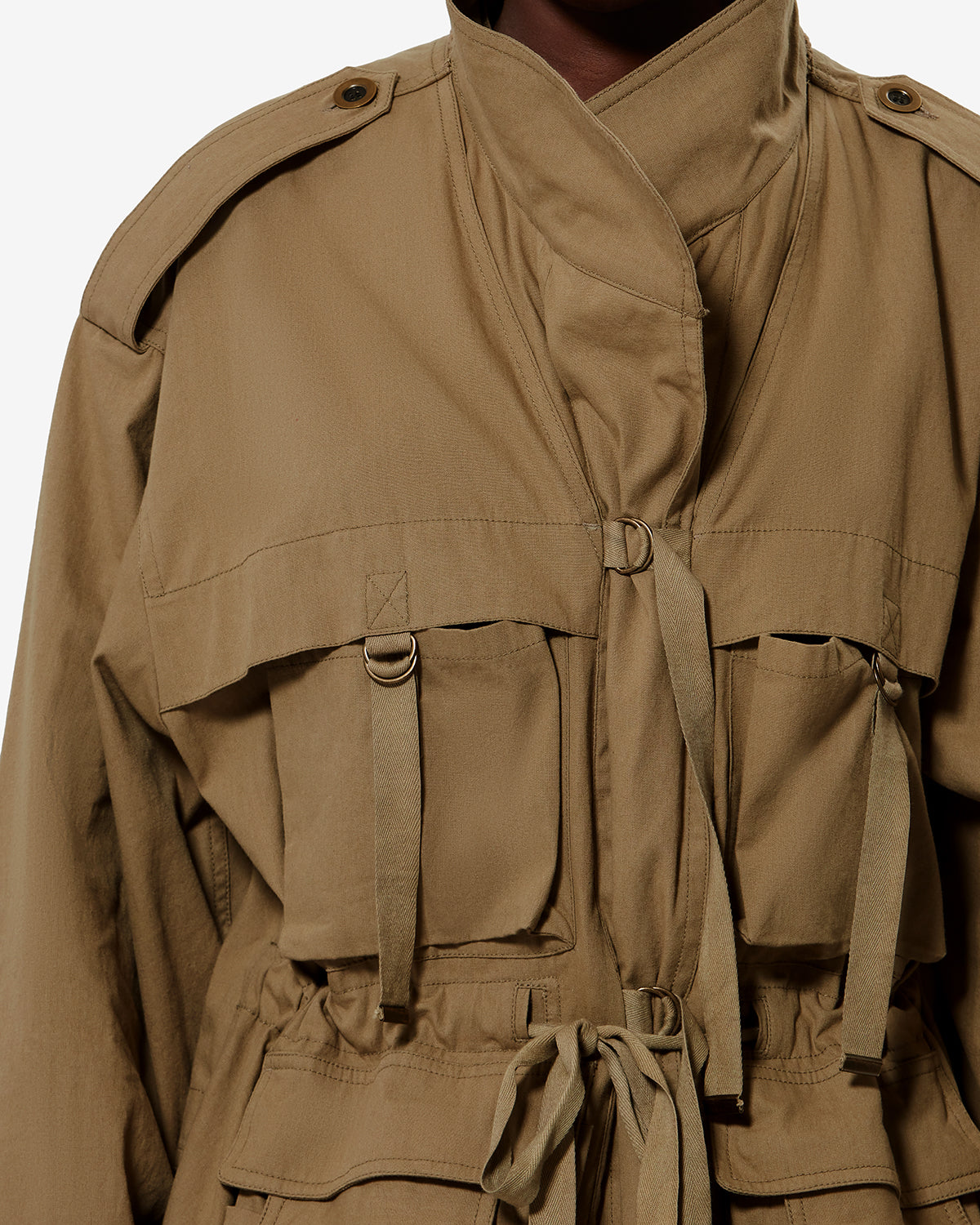BERIZA JACKET Woman khaki | ISABEL MARANT Official online store