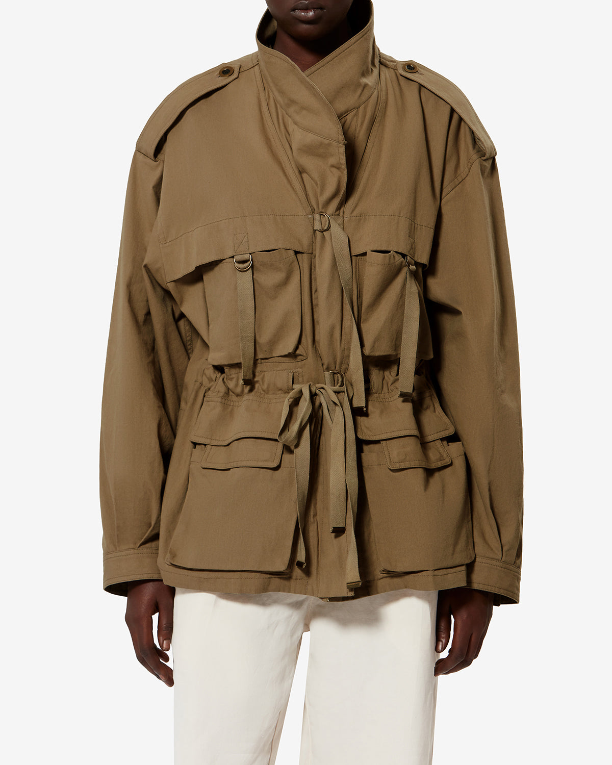 BERIZA JACKET Woman khaki | ISABEL MARANT Official online store